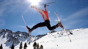 Skier stick